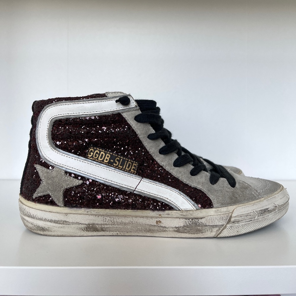 Golden Goose 37 glitter high top